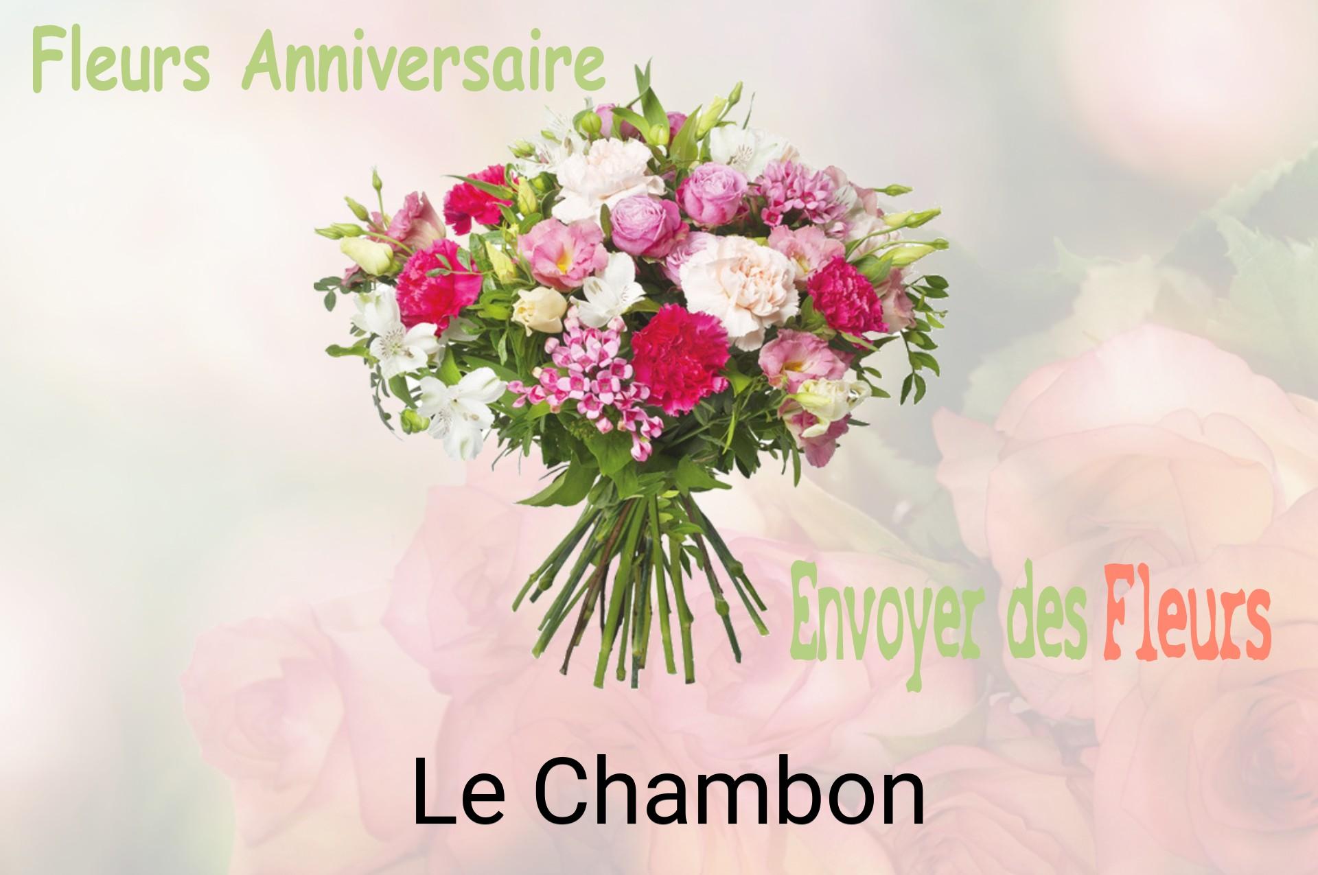Bouquet de fleurs d’anniversaire livré à Le Chambon